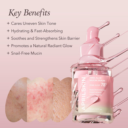AprilSkin Pink Aloe Mucin Serum 30ml