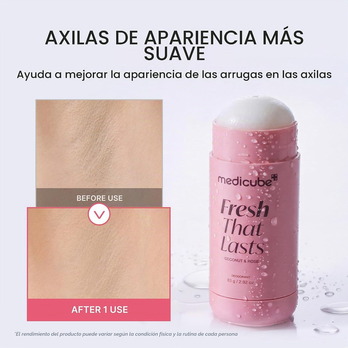 Medicube PDRN Deodorant Rose Musk – Desodorante con PDRN 83g
