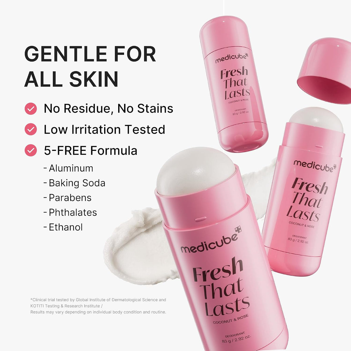 Medicube PDRN Deodorant Rose Musk – Desodorante con PDRN 83g