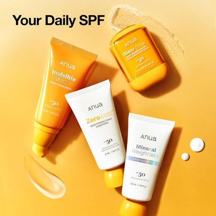 Anua Mineral Weightless Finish Sunscreen SPF 50 – Protector Mineral de Amplio Espectro 50ml