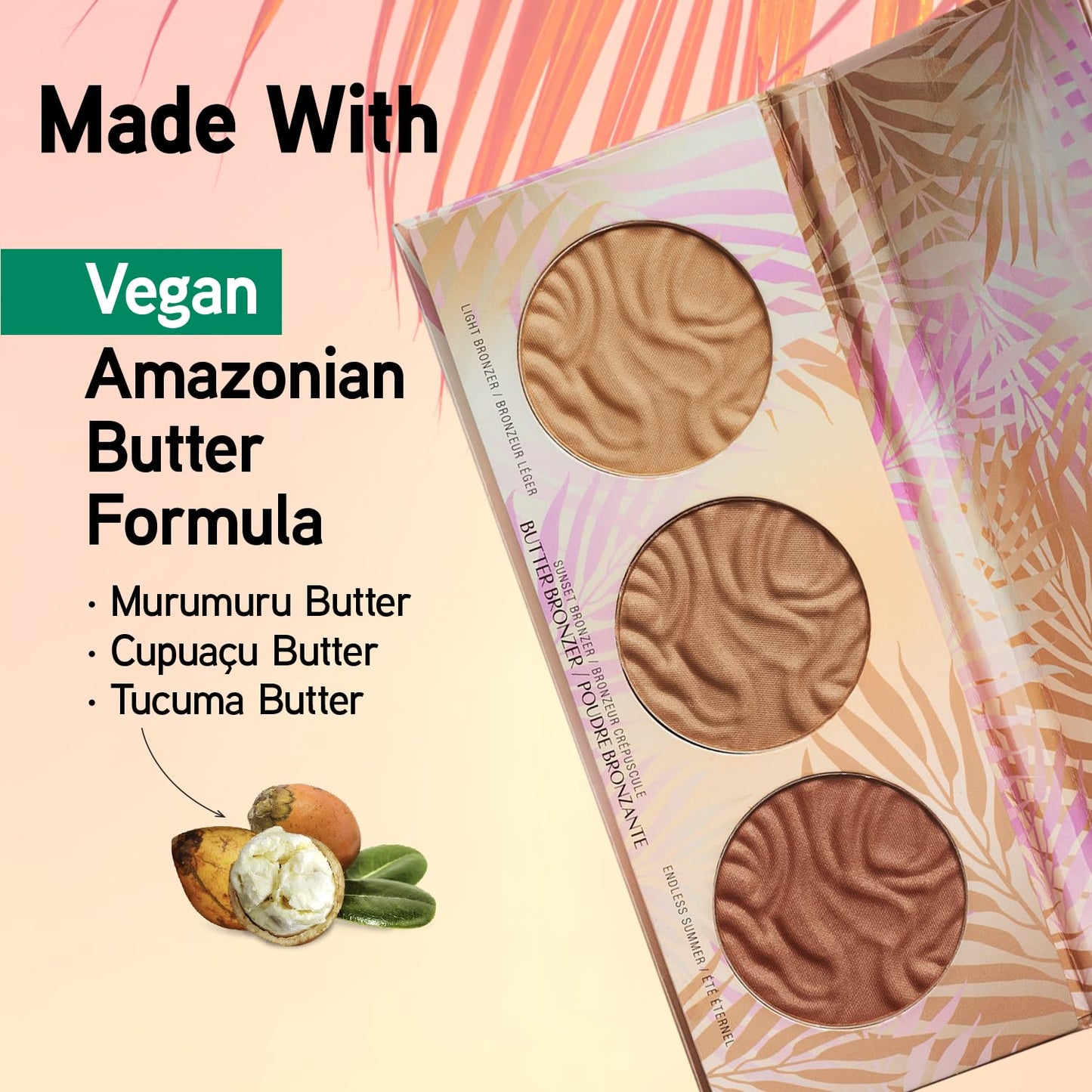 Physicians Formula Murumuru Butter Bronzer - Juego de paleta de maquillaje bronceadora nutritiva de mantequilla