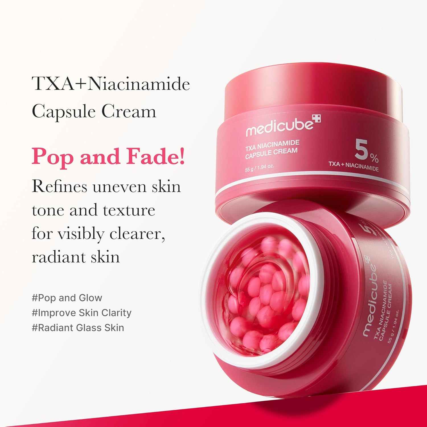 Medicube TXA+Crema de cápsula de niacinamida 55g