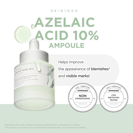 SKIN1004 Madagascar Centella Ampoule – Ácido Azelaico 10% 30 ml