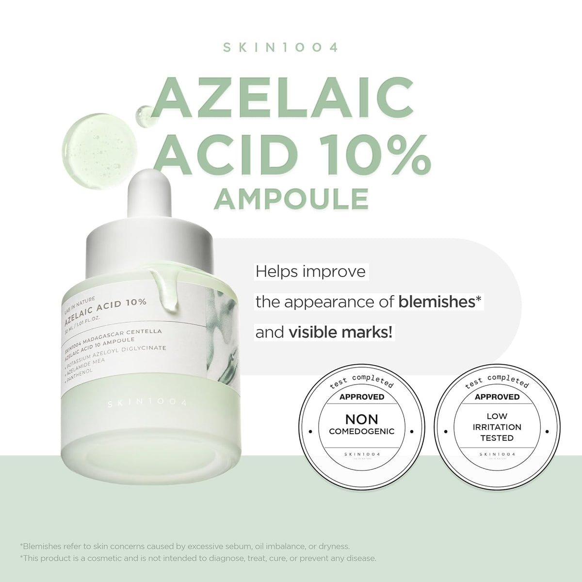 SKIN1004 Madagascar Centella Ampoule – Ácido Azelaico 10%