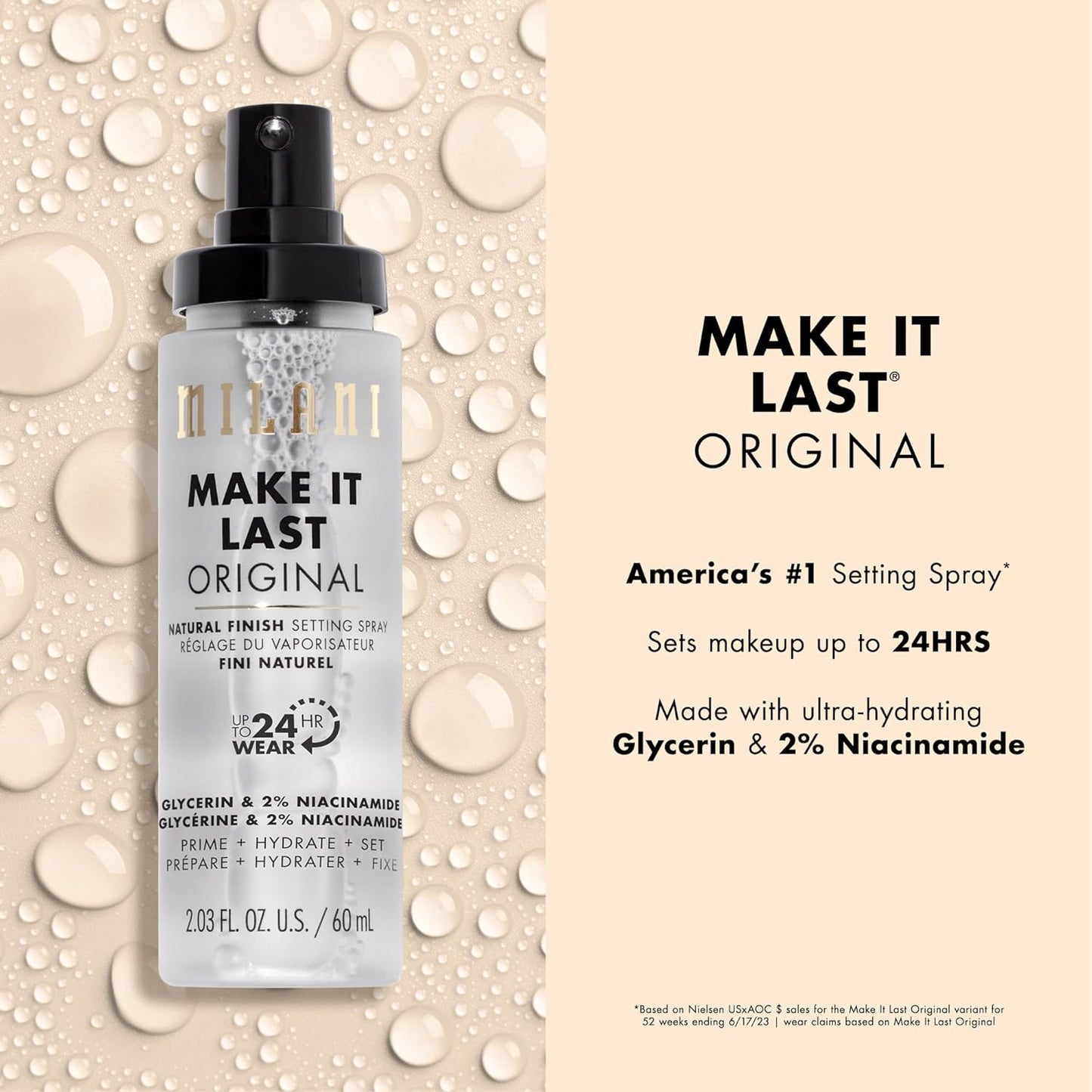 Milani Make It Last Original - Natural Finish Setting Spray 60ml