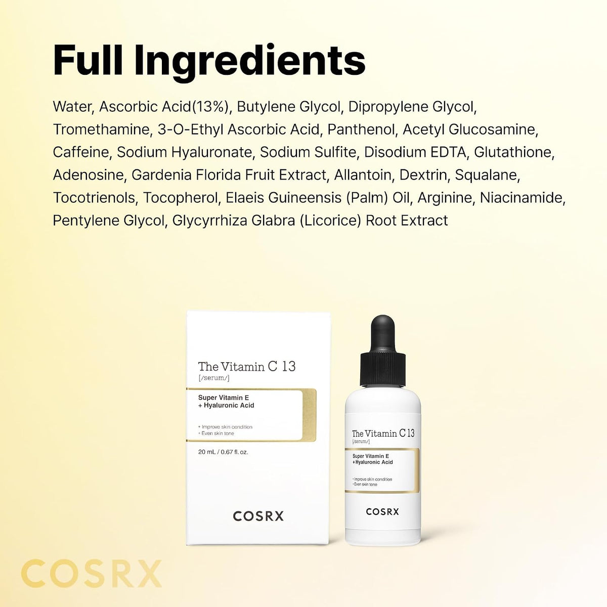 COSRX The Vitamin C 13 Serum (Renew) – 20 ml