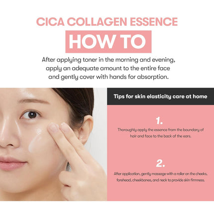 VT COSMETICS Esencia de colágeno de Cica, extracto de colágeno 300Da y complejo de péptidos para reafirmar, rellenar