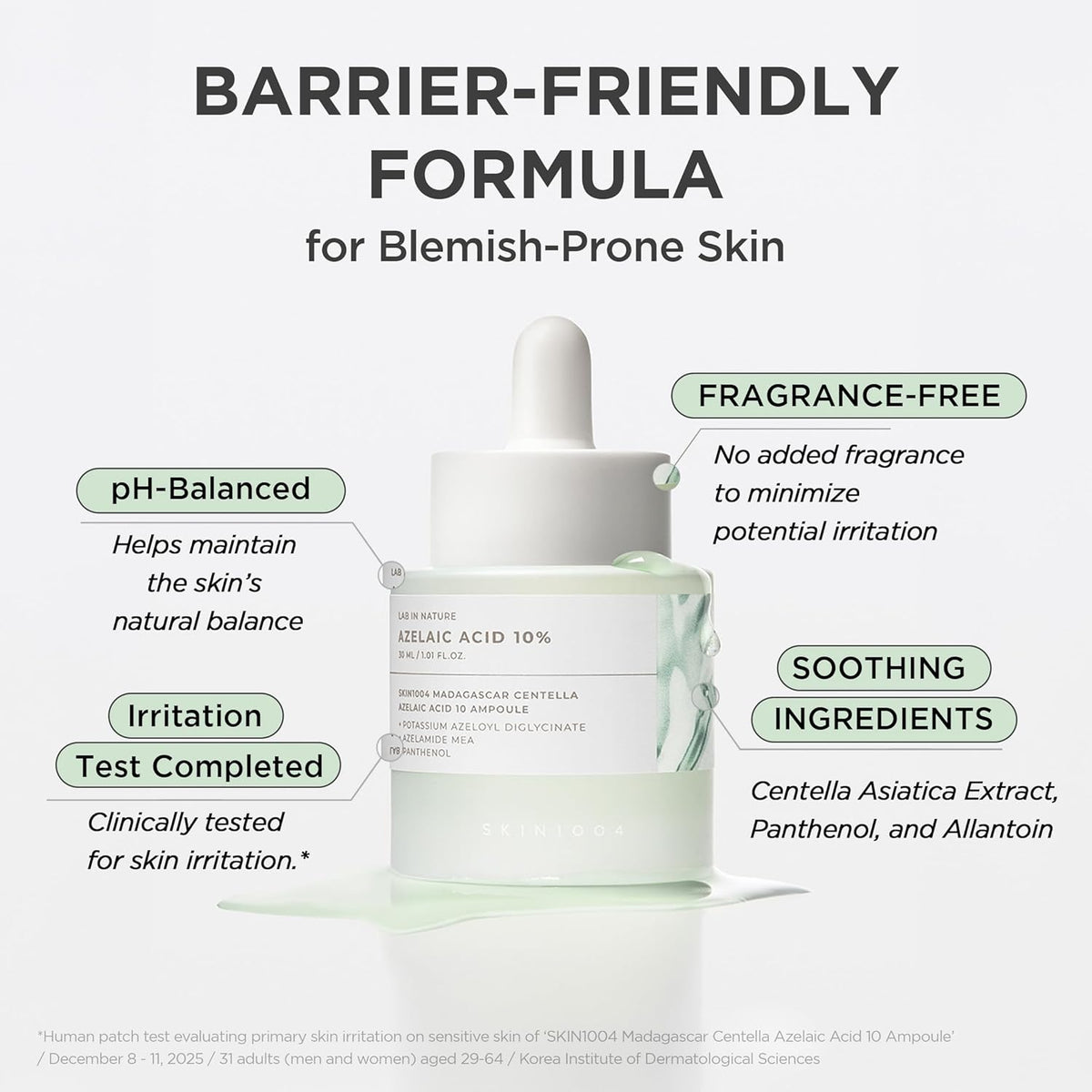 SKIN1004 Madagascar Centella Ampoule – Ácido Azelaico 10% 30 ml