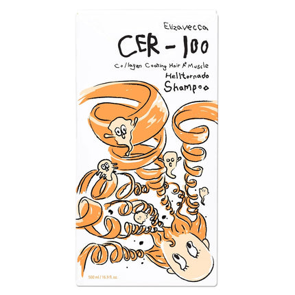 Elizavecca CER-100 Recubrimiento de colágeno para cabello A+ Muscle Hell-Tornado Shampoo