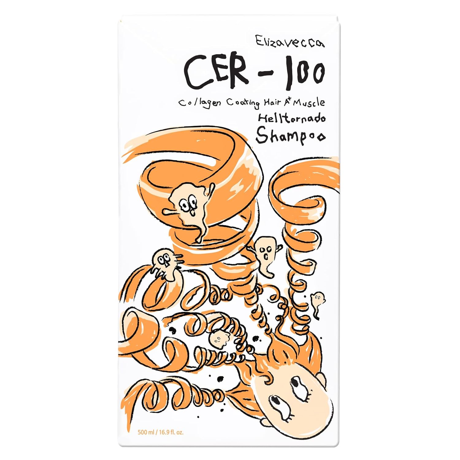 Elizavecca CER-100 Recubrimiento de colágeno para cabello A+ Muscle Hell-Tornado Shampoo
