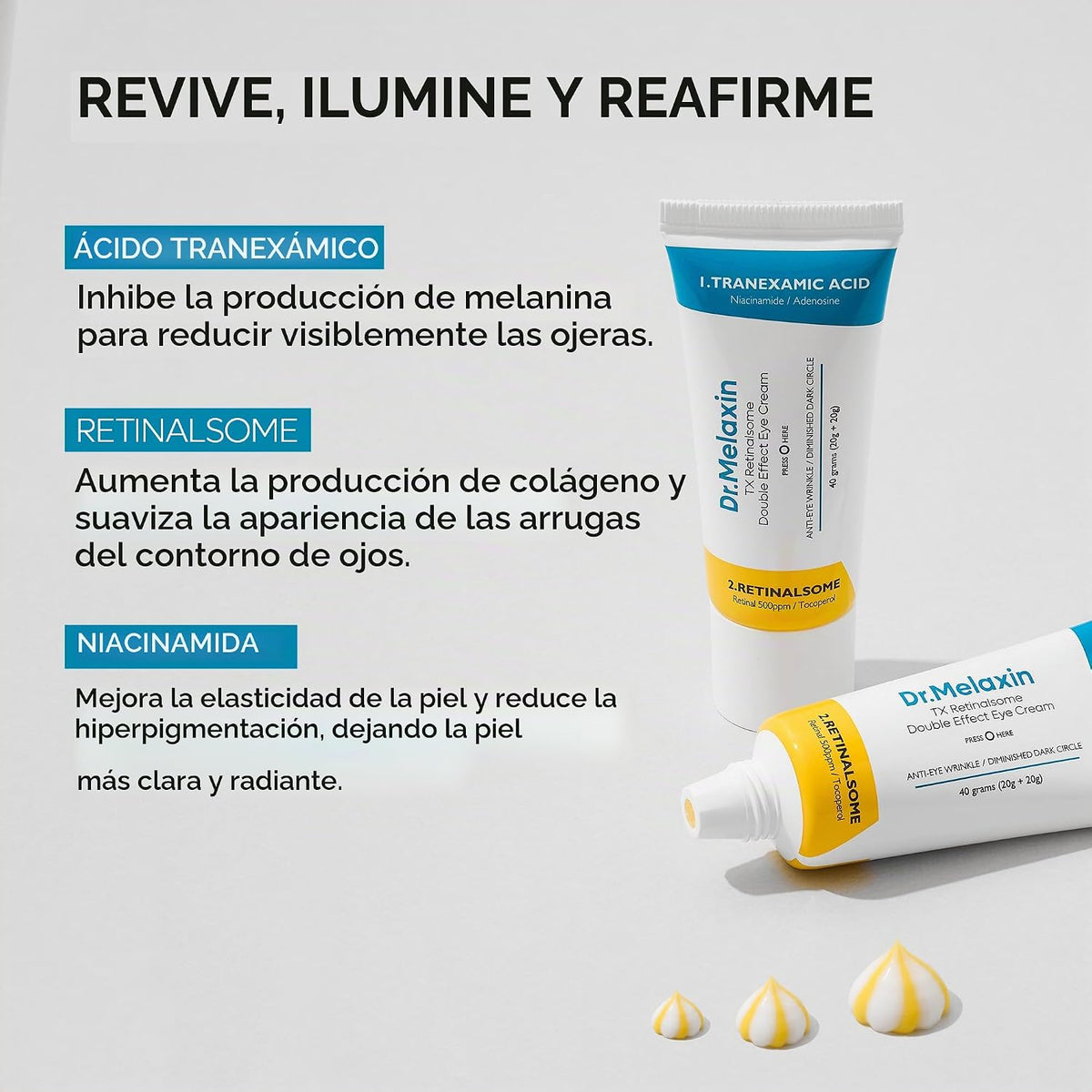 Dr Melaxin Tx retinalsome Double Effect Eye Cream 40g