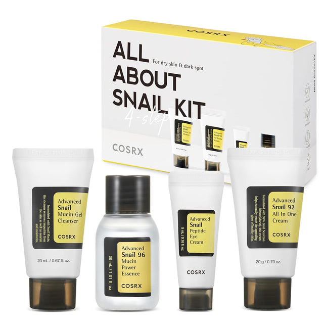COSRX All About Snail Mucin - Set de cuidado de la piel coreano
