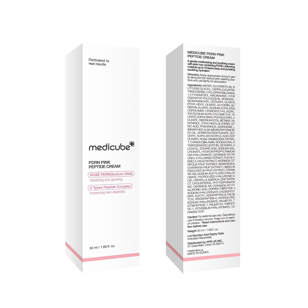 PDRN Pink Hyaluronic Moisturizing Cream Medicube 50ml