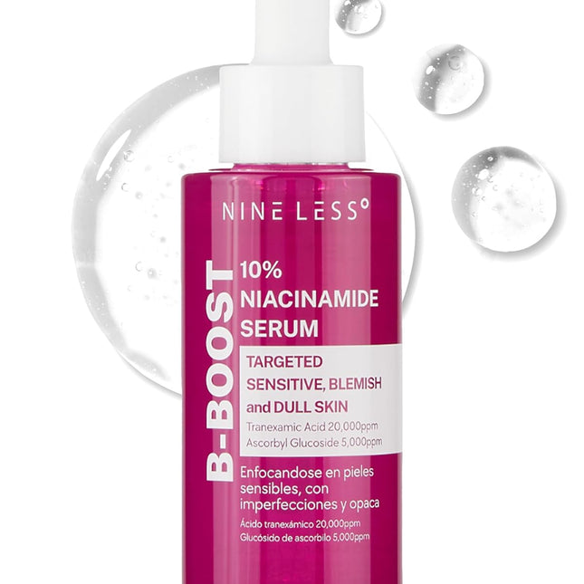 Nineless B-Boost Suero de Niacinamida 10% con Ácido tranexámico y glutatión 30ml