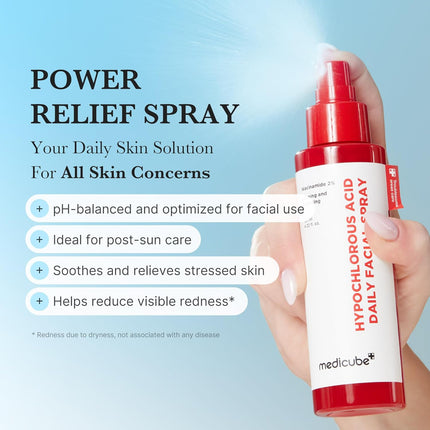 Medicube Hypochlorous Acid Daily Facial Spray 125ml Spray de ácido hipocloroso