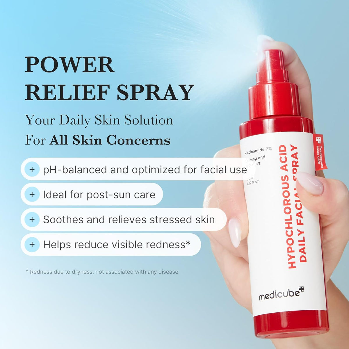 Medicube Hypochlorous Acid Daily Facial Spray- Spray de ácido hipocloroso