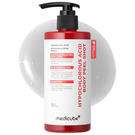 Medicube Body Peel Shot with Hypochlorous Acid – Sérum Exfoliante Corporal 150 ml