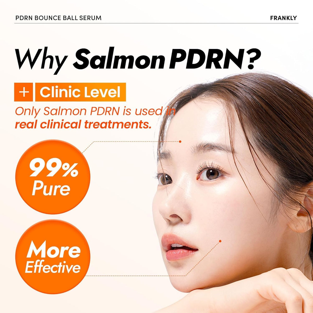 FRANKLY Salmon PDRN Bounce Ball Serum – Sérum Reafirmante PDRN de Salmón 30 ml
