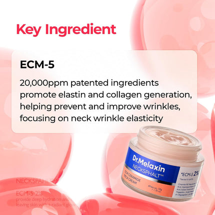 Dr. Melaxin Nexcksphalt ECM Ceramide Neck Cream – Reafirmante para Cuello y Escote 50 g