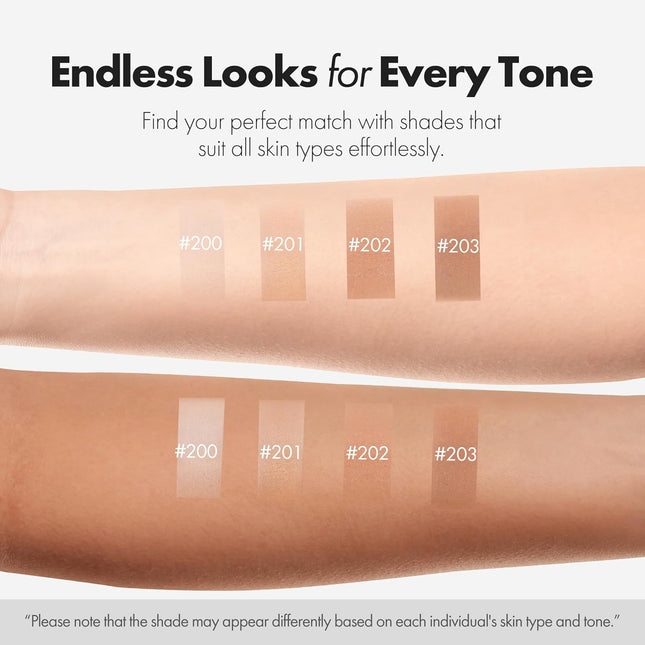 ELROEL BLANC Cover Cream Stick V - Base de maquillaje coreana que cambia de color con brocha desmontable, cobertura de media a completa