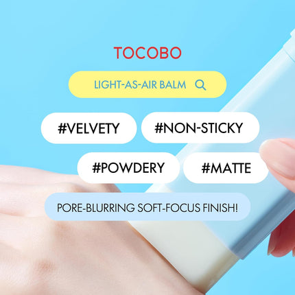 TOCOBO Cotton Airy Sun Stick SPF 50 - Protector solar mate coreano de amplio espectro para cara
