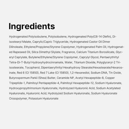 medicube PDRN Peptide Jelly Gloss Balm con péptidos, ácido hialurónico, ceramida y manteca de karité