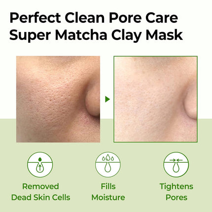 SOMEBYMI Super Matcha Pore Clean Clay Mask-Mascarilla facial para poros 100ml