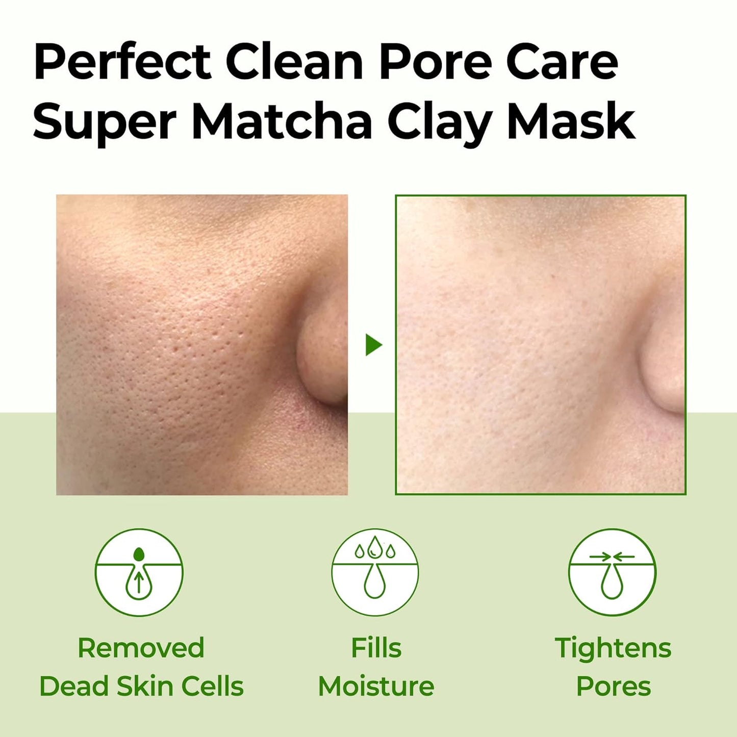 SOMEBYMISuper Matcha Pore Clean Clay Mask-Mascarilla facial para poros 100ml