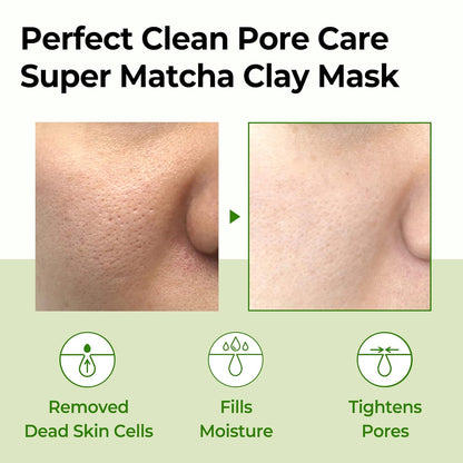 SOMEBYMISuper Matcha Pore Clean Clay Mask-Mascarilla facial para poros 100ml