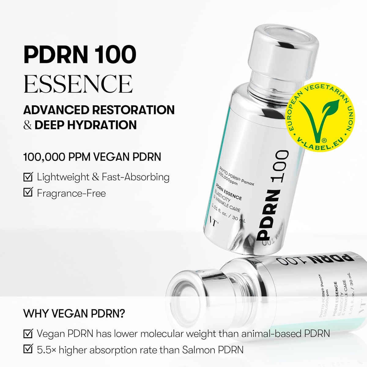 VT PDRN Essence 100 – Reafirma, Regenera e Ilumina tu Piel
