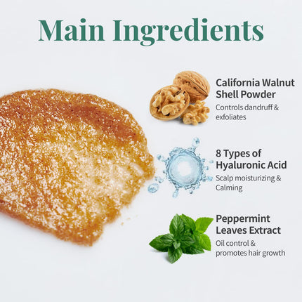 PLU Korean Therapy - Exfoliante de cuero cabelludo Peppermint 200g
