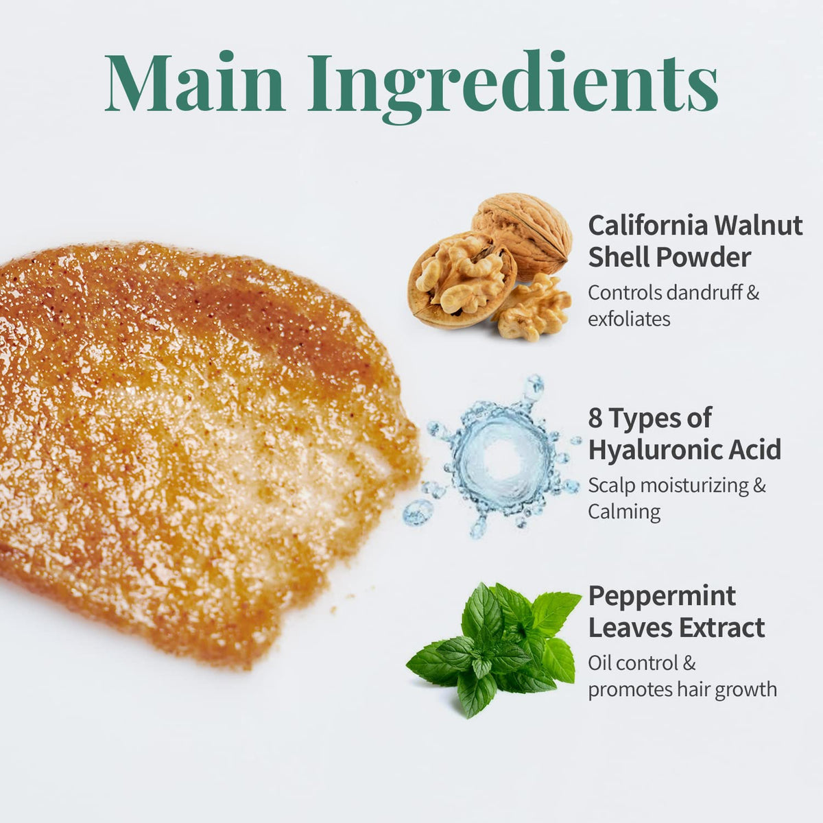 PLU Korean Therapy - Exfoliante de cuero cabelludo Peppermint 200g