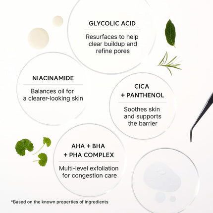 Arencia Eraser Shot Serum Glycolic Acid Booster – Sérum Exfoliante AHA, BHA y PHA 30 ml