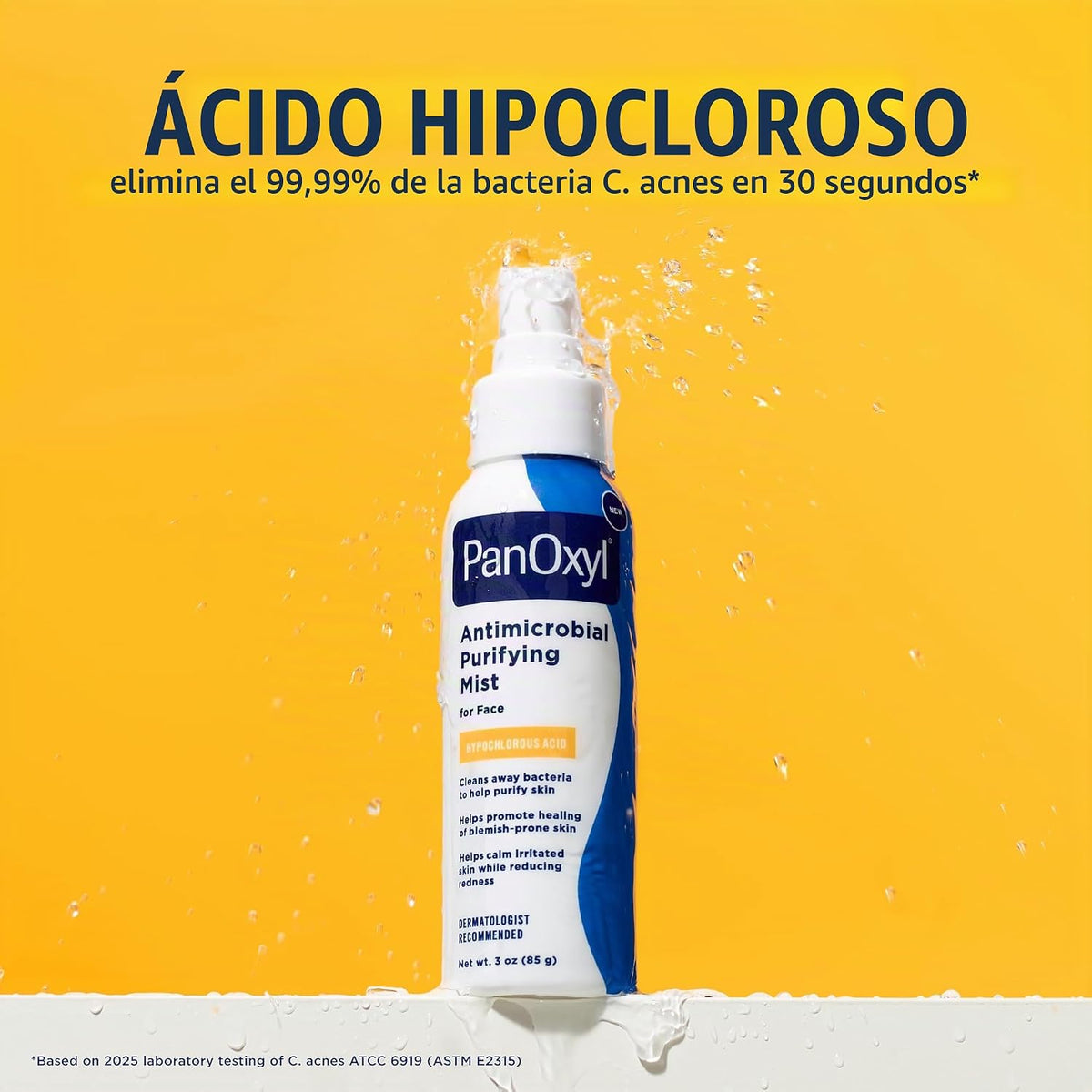 PanOxyl Antimicrobial Hydrating Mist – Niebla Purificadora con Ácido Hipocloroso 85g