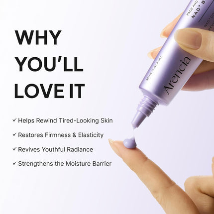 ARENCIA NAD+ Booster Shot – Crema Reafirmante y Revitalizante 30 ml