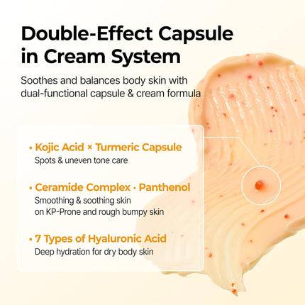 Dr. Melaxin Kojic Acid & Turmeric Brightening Body Cream Crema Corporal 200g