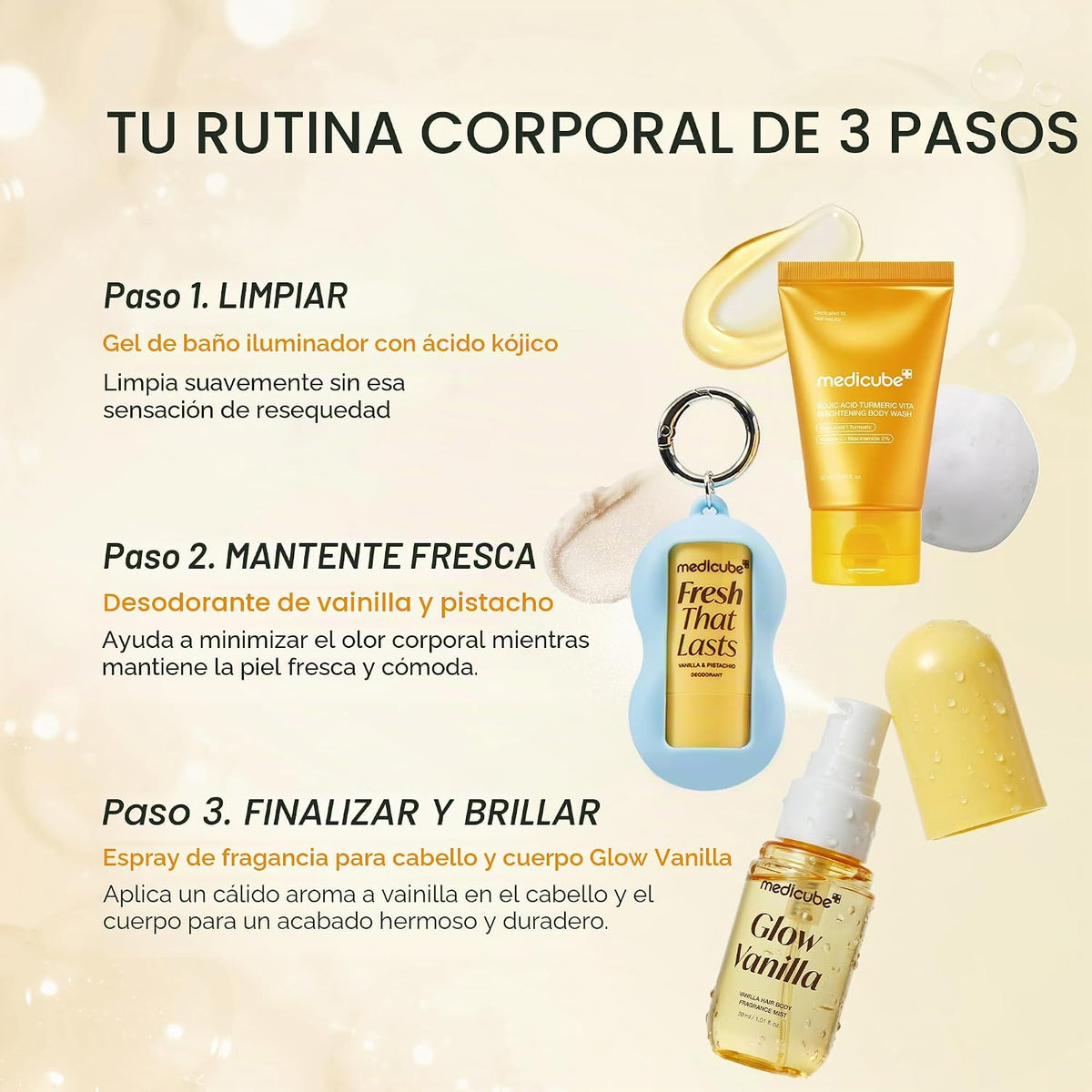 Medicube Fresh Glow Travel Body Kit – Set de Viaje