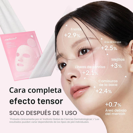Medicube PDRN Pink Tension Up Mask – Mascarilla Tensora para Rostro y Mandíbula 4u