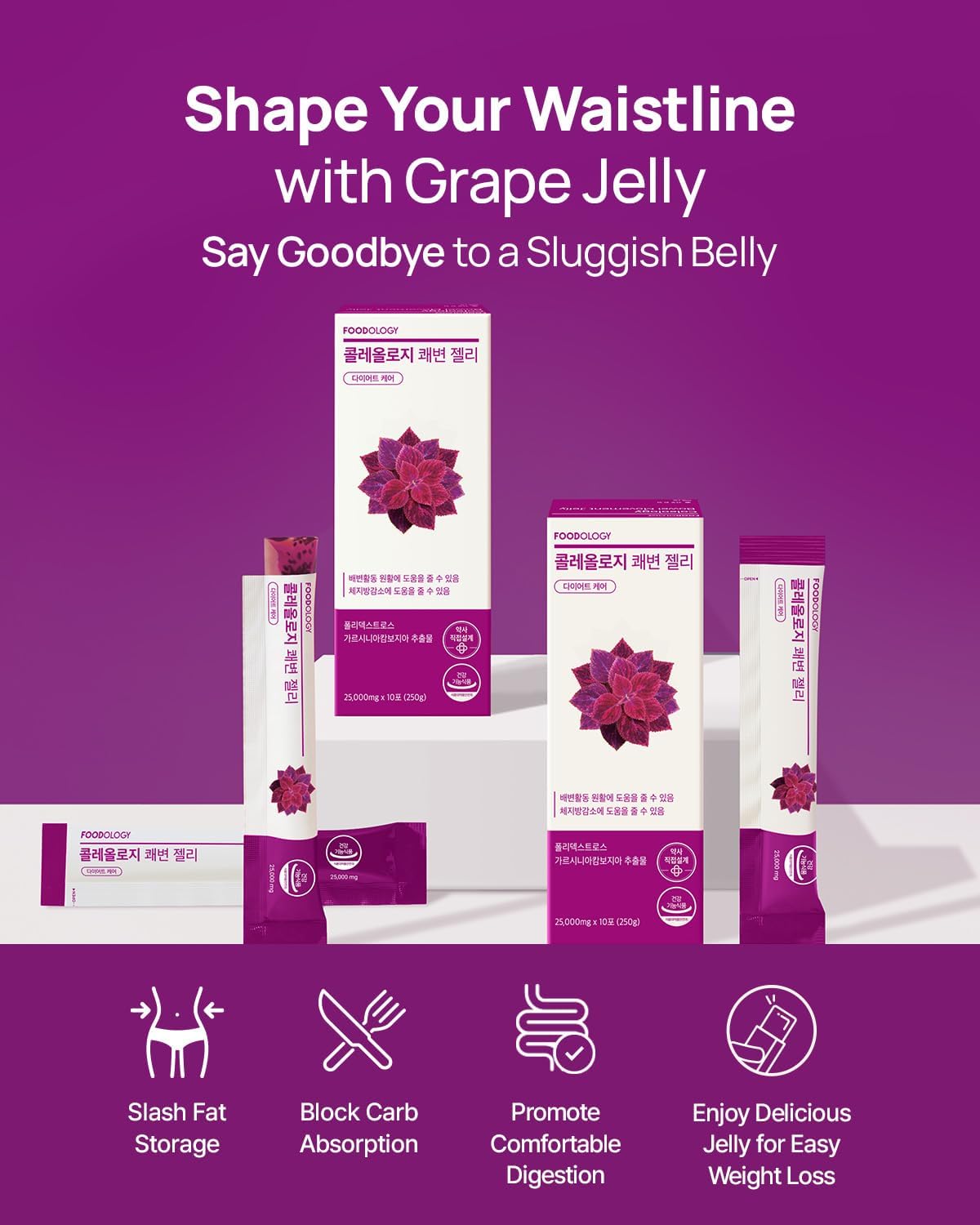 Foodology Coleology Bowel Movement Jelly (10 pouch)