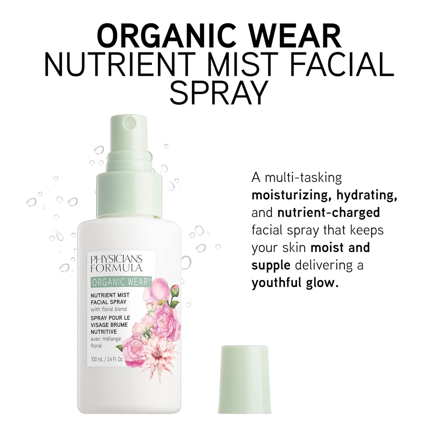 Physicians Formula Spray Facial Nutritivo Organic Wear