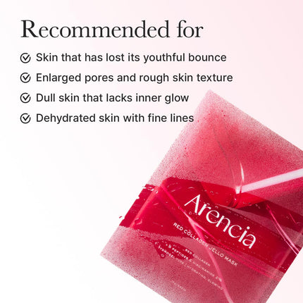 Arencia Red Collagen Jello Mask 25g*4EA