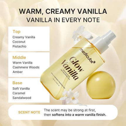 Medicube Glow Vanilla – Fragancia para Cabello y Cuerpo 30 ml