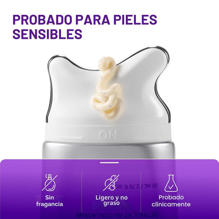 Anua Retinol Collagen Refining Gua Sha Cream – Crema Reafirmante para Cuello y Contorno Facial 80 ml