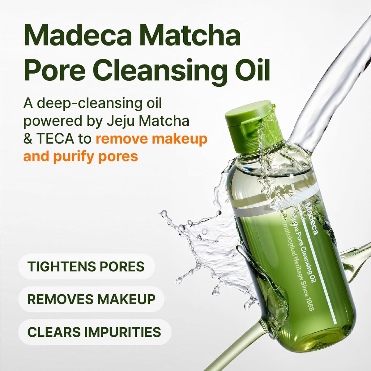 Centellian24 Madeca Matcha Pore Cleansing Oil 200ml