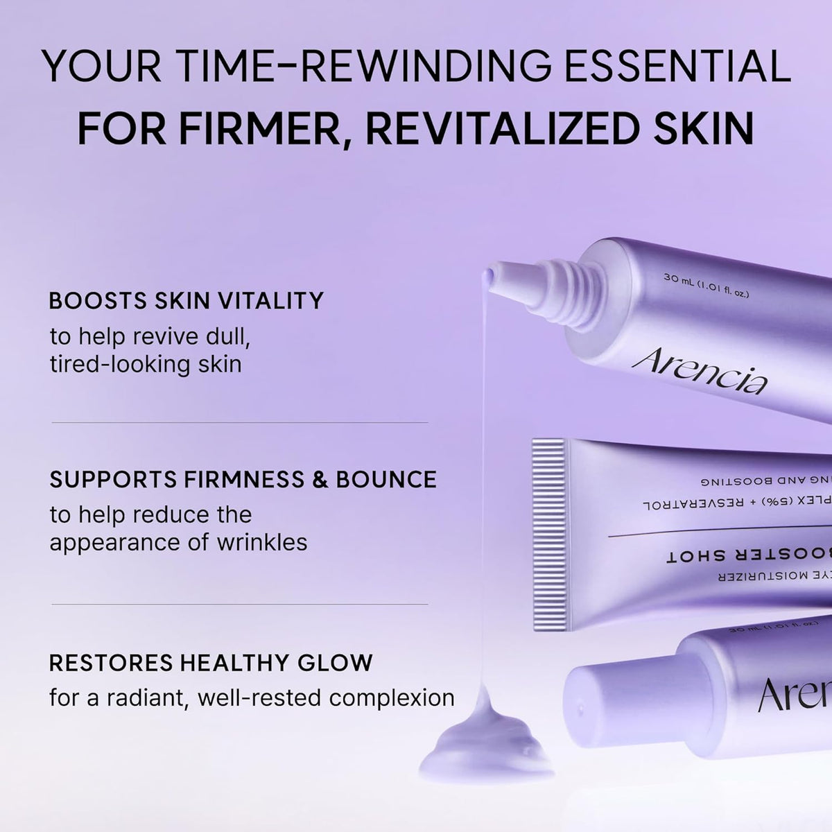 ARENCIA NAD+ Booster Shot – Crema Reafirmante y Revitalizante 30 ml