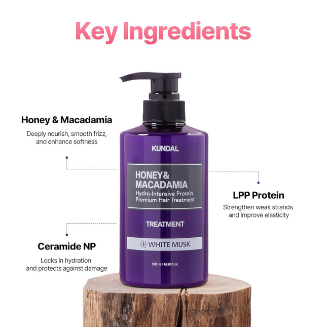 Kundal Honey & Macadamia Protein Hair Treatment 500ml