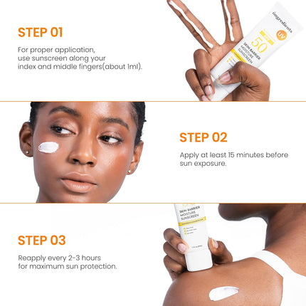 Ongredients Skin Barrier Moisture Sun Cream SPF50+ PA++++ 50ml