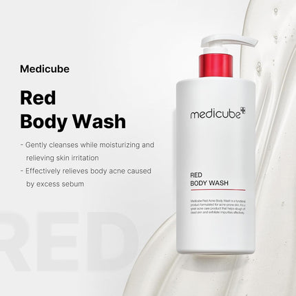 Medicube Red Body Wash -Gel de Baño para Piel Propensa al Acné 400g