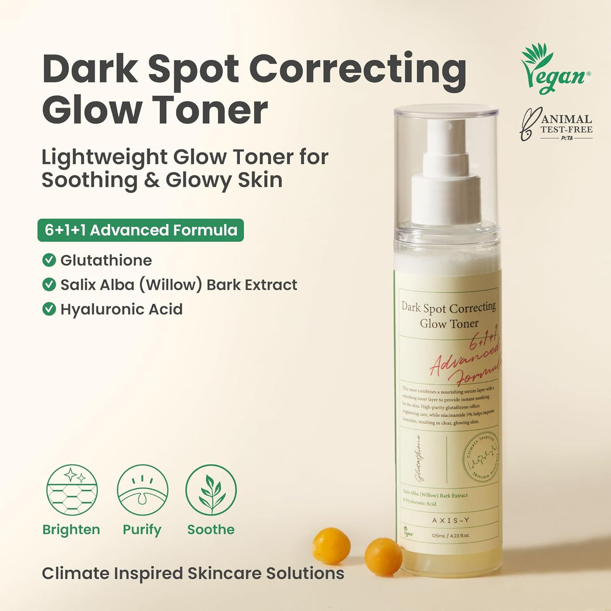 AXIS -Y  Dark Spot Correcting Glow Toner 125ml