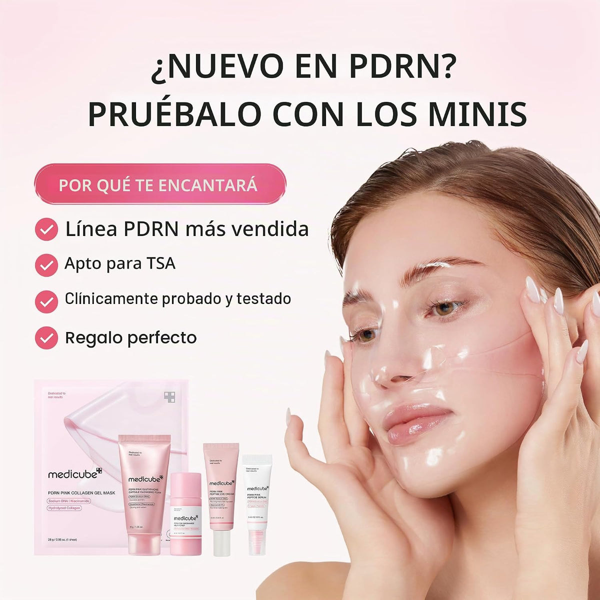 Medicube PDRN Glow Essentials Kit – Mini Set de 5 Pasos